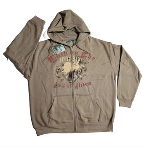 Field & Stream Walk On The Wild Side Full Zip Hoody Jacket Men's XL Moose New